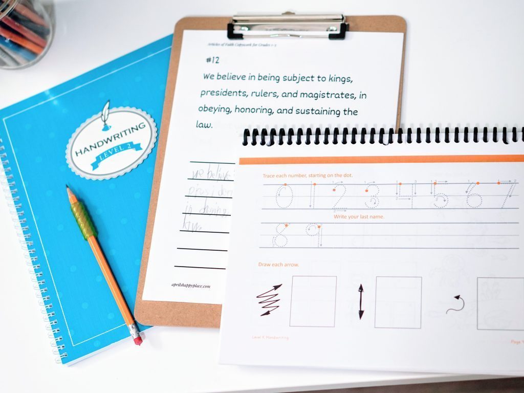 Articles of Faith Copywork {Free Printable}